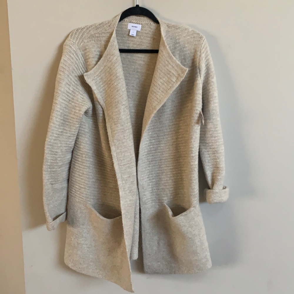 NWT Cream Sweater, Size Small